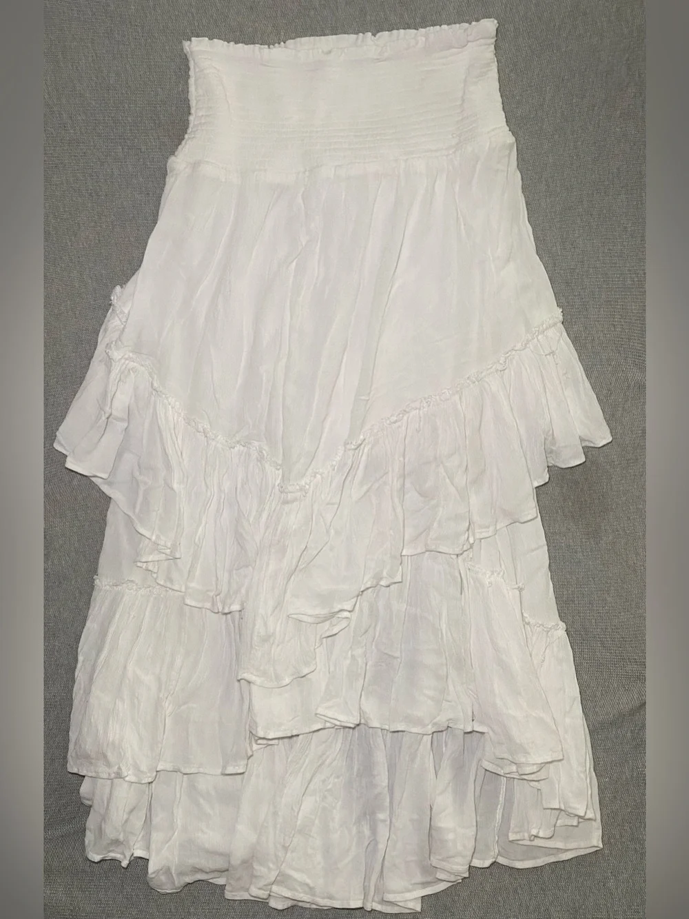 Free People The Convertible Skirt Tube Midi Dress Smocked Large - Picture 3 of 10